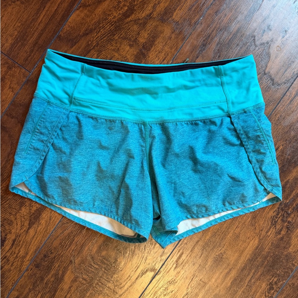 Lululemon Run Times Shorts Teal